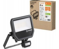 Ledvance 27-41W LED prožektorius FL 50 GEN4, juodas, 4000K, IP65, su judesio davikliu