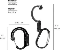 Gear Aid GearAid Heroclip vidutinio dydžio miško žalia