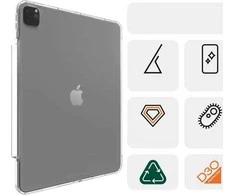 Gear4 planšetinio kompiuterio dėklas GEAR4 Crystal Palace Folio dėklas Apple iPad Pro 12.9 2018/2020/2021/2022 (3, 4, 5 ir 6 kartos) (aiškus)