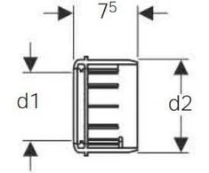 Geberit adapterio jungtis (367.928.16.1)