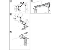 Geberit Duofisting Basic Sienos montavimo rinkinys (111.813.001)