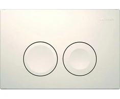 Geberit nuleidimo plokštė Delta25 balta alpine baltas 24,6x16,4x3,1cm