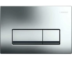 Geberit taustiņš Delta50, 246x164 mm, hroms