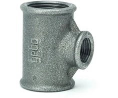 Gebo T formos veržlė, raudona. 2''x1/2''x2'' dalis.