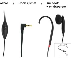Ausinės Geemarc CL Hook 5 Induktions-Freisprecheinr. skirta Hörgeräte