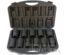 Geko 1 colio smūginių galvučių rinkinys 11 dalių / 17–41 mm veržliarakčiui (3)
