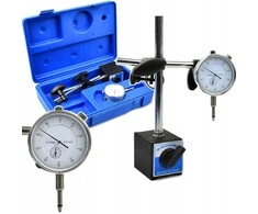 Geko 10/0,01 mm skalės matuoklis ant magnetinio stovo (dėklas) (10)