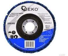 Geko 125 mm neaustinis šlifavimo diskas INOX metalui (G00385)