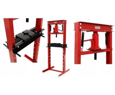 Geko #Hidraulinis presas 20T su manometru ir pedaliniu siurbliu(1)
