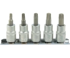 Geko 5el.komplektas kl.trzp.torx T25-50 3/8'' CRV( 10/30)
