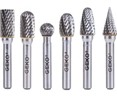 Geko 6 mm skersmens metalinių pjovimo įrankių rinkinys, 6 vnt. (20/40)