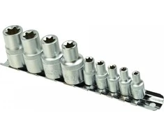 Geko 9EL.KPL.NASADEK TORX E4-16,1/4&amp;1/2" SĄRAŠE GECO(20) G10166 GECO
