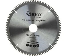 Geko aliuminio skydas su widia 210mmx100Tx32mm + reduktorius (25/50)