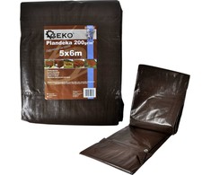 Geko brezentas ypač storas/rudas 200 g 2 x 3 m