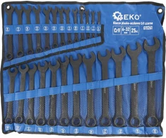 Geko CRV atviri veržliarakčiai - juodi 6-32 mm 25 vnt. (4)