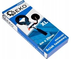Geko Dailidės juostos spaustukas 4 m x 2,5 cm XL (30)