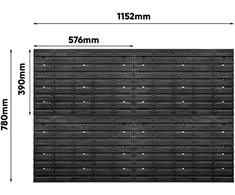 Geko Darbastalis įrankių lenta – 4 plokščių rinkinys 1152x780mm + 74 priedai (1) (5903418307196)
