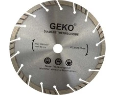 Geko deimantinis diskas 230 mm pilkas lazeris (G00223)