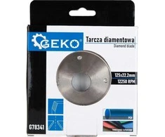 Geko Deimantinis diskas PVC vamzdžiams pjauti ir nuožulninti 125 mm (50)