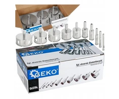 Geko Diamond šerdies grąžtų rinkinys akmens masės dirbiniams 6-68mm 10 vnt (20)