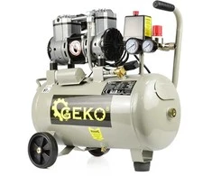 Geko Dviejų stūmoklių kompresorius be alyvos 24 l 980 W (1)