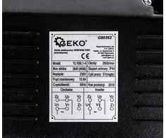 Geko #Elektros variklis 3 kW / 4 km 230 V 1 fazė (1)