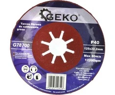 GEKO DISKAS GRESUI ŠLIFUOTI 125 P 40
