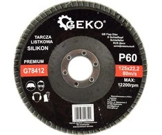 Geko Flap diskas "SILICONE" 125mm P60 GEKO PREMIUM (10/200)