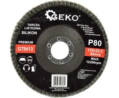 Geko Flap diskas "SILICONE" 125mm P80 GEKO PREMIUM (10/200)