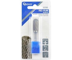 Geko frezavimo dildė metalui 12x25mm kotas 6mm (cilindrinė su apvalia galvute) (200/300)