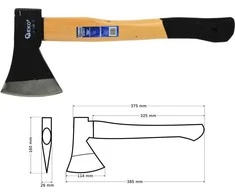 Kirvis medine rankena 800g GEKO G72211