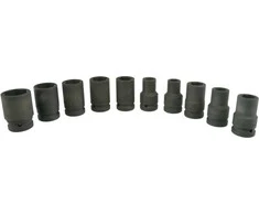 Geko smūginių antgalių rinkinys krumpliaračių raktui 10 dienų 17-41mm/3 (G10075)