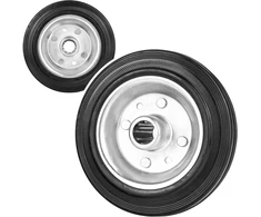 Geko Ratas plieno guminis 160mm 130kg (26) (5903418305529)