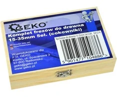 Geko medienos pjovimo įrankių rinkinys 15-35 mm 5 vnt. COK(40)