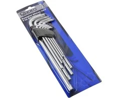 Prailgintų raktų TORX rinkinys T15-T55 260 mm GEKO G01707