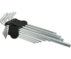 Prailgintų raktų TORX rinkinys T15-T55 260 mm GEKO G01707