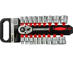 Geko Lizdiniai raktai su terkšle 8-32 mm 1/2"19 vnt. (5/10)