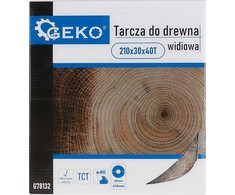 Geko Medienos pjūklo diskas 210x30x40T (50)