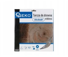 Geko Medienos pjūklo diskas 255x30x60T (skylės) (25)