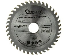 Geko Pjovimo diskas ECO 125x22,2x40 mm