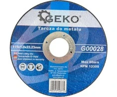 Geko metalinis diskas 115x1.0 (G00021)