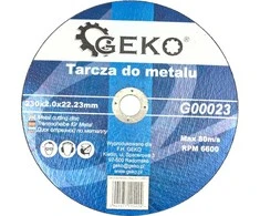 Geko metalinis diskas 230x2.0 (G00023)
