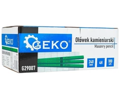 Geko Akmenkalio pieštukas 240mm 4H 100vnt. – parodomasis kartonėlis (10)