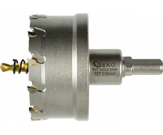 Geko Otwornica widiowa - koronka do metalu 65mm su wiertłem tytanowym (30)