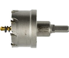 Geko karbido skylių pjūklas - 53 mm metalinis grąžtas su titano grąžtu (60)
