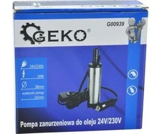 „Geko“ panardinamasis alyvos siurblys 24V/230V 38MM (40) G00939 GEKO