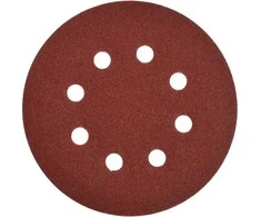 Geko švitrinis popierius diskui 125 mm P240, diskai 8 skylių (50/2000)
