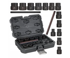 „Geko“ pažeistų varžtų galvučių rinkinys, 6–19 mm, 15 dalių (50)