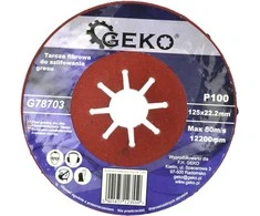 GEKO DEIMANTINIS ŠLIFAVIMO DISKAS GRESUI 125 P100