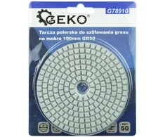 Geko Poliravimo diskas šlapiam akmens masės šlifavimui 100 mm GR50 (5/250)